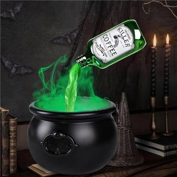 Halloween Decorations Indoor, Magic Floating Potion Bottles with Mist Maker - Picture 5 of 7